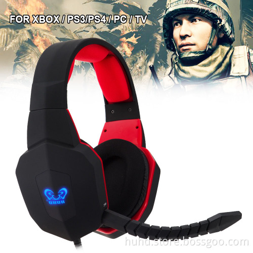 Best Bass Stereo Gaming headphone Headsets for pc PS4 PS3 Xbox one Xbox 360 with detachable microphone